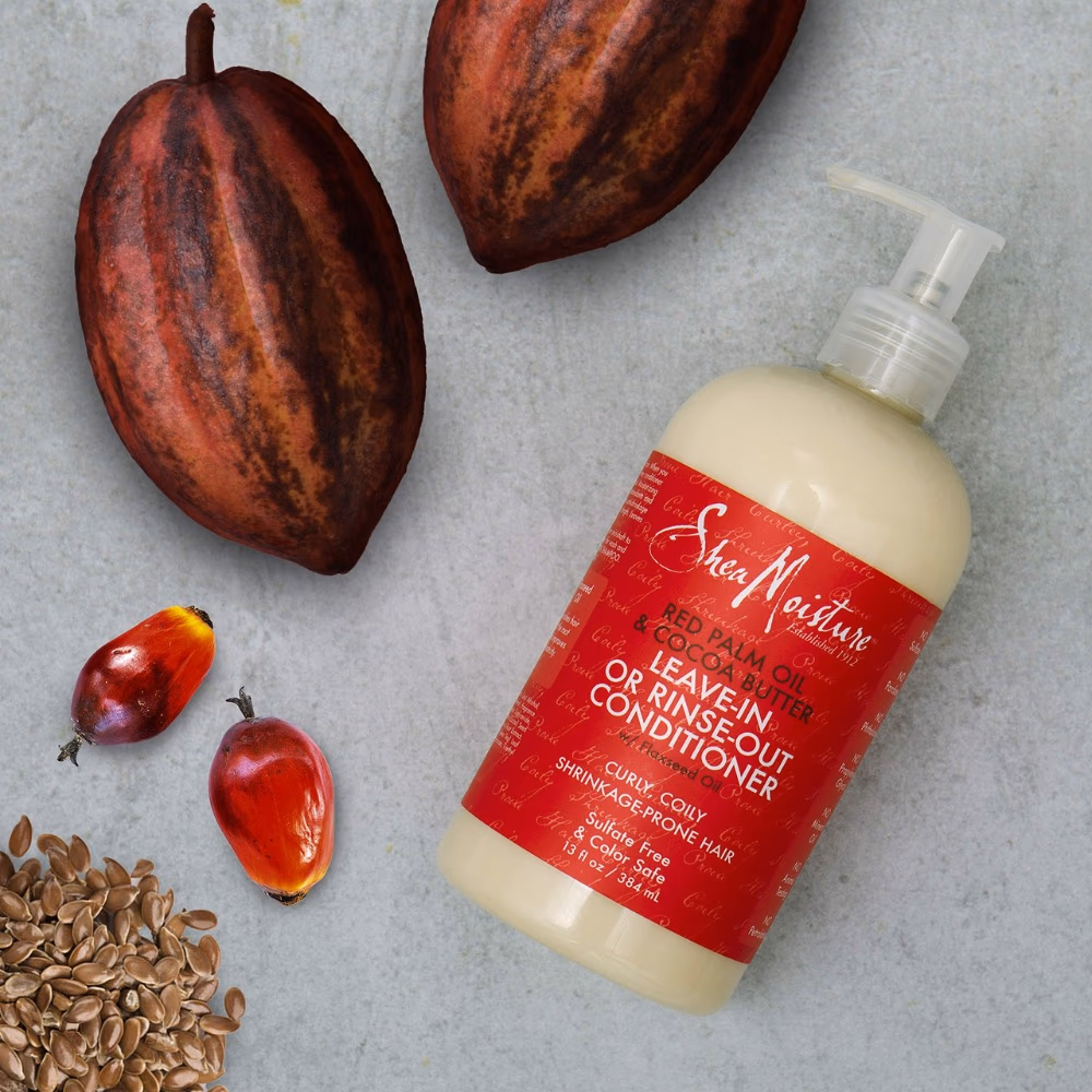 Shea Moisture Red Palm Oil & Cocoa Butter Leave-In or Rinse-Out Conditioner - 384ml 3