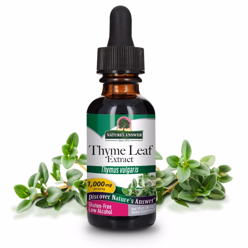 Natures Answer Thyme leaf Extract 1000mg Drops 30ml 2