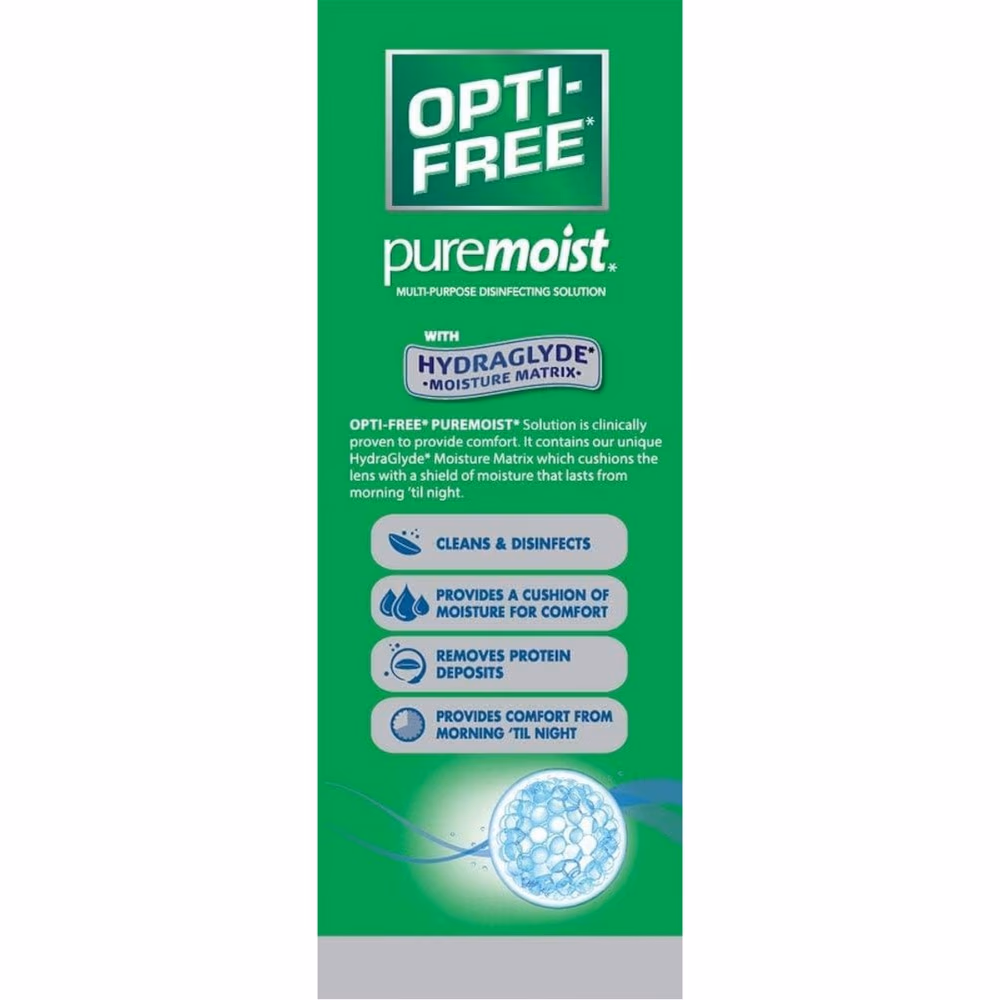 Opti-Free PureMoist Multipurpose Solution 120ML 3