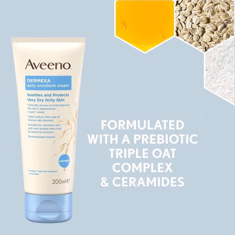 Aveeno Dermexa Emollient Cream 200Ml 5