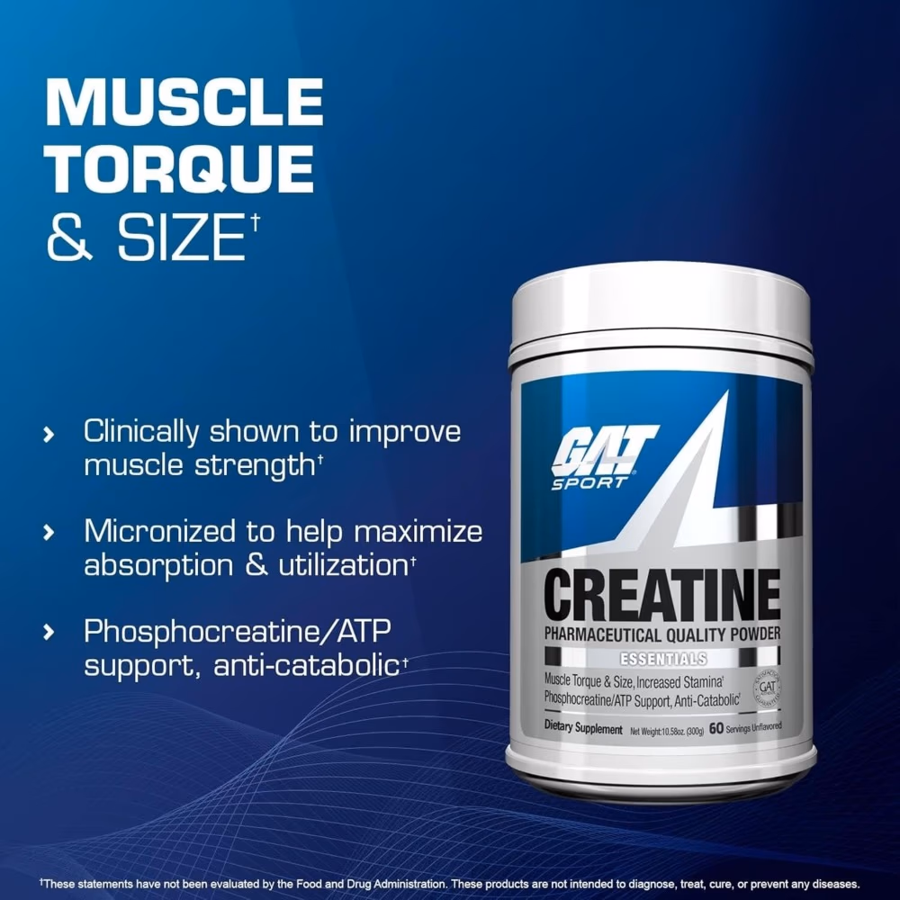 GAT CREATINE POWDER 300GM 4