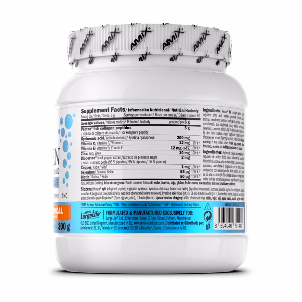 AMIX Collagen Powder Marine Tropical 300gm 4