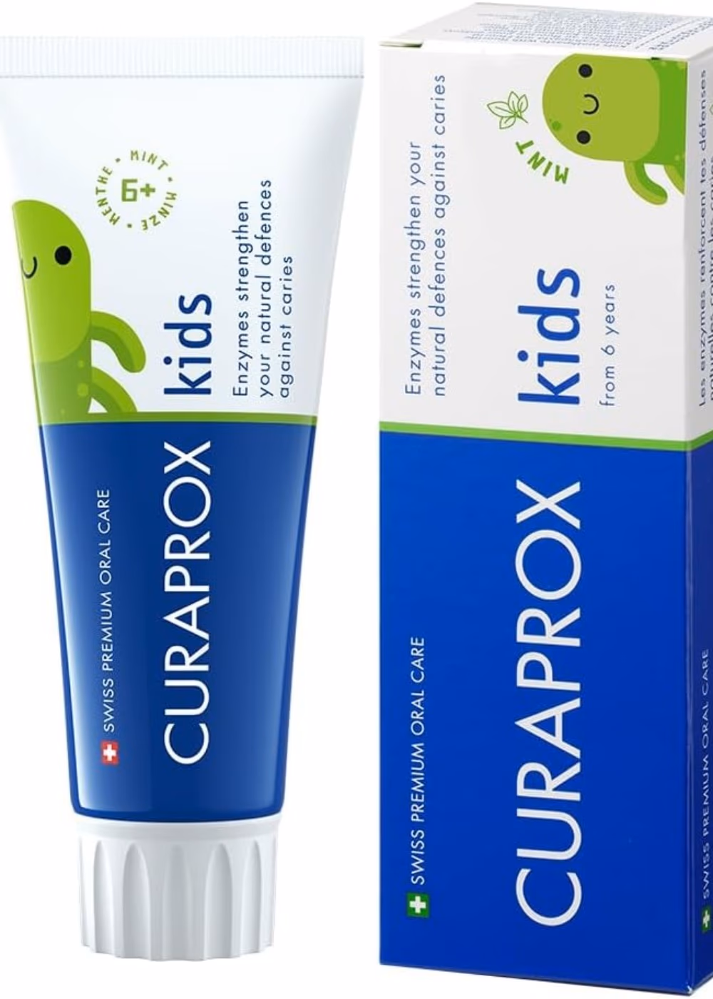 Curaprox Kids Toothpaste Mint 60ml – Gentle Fluoride Protection for Ages 6 Plus 2