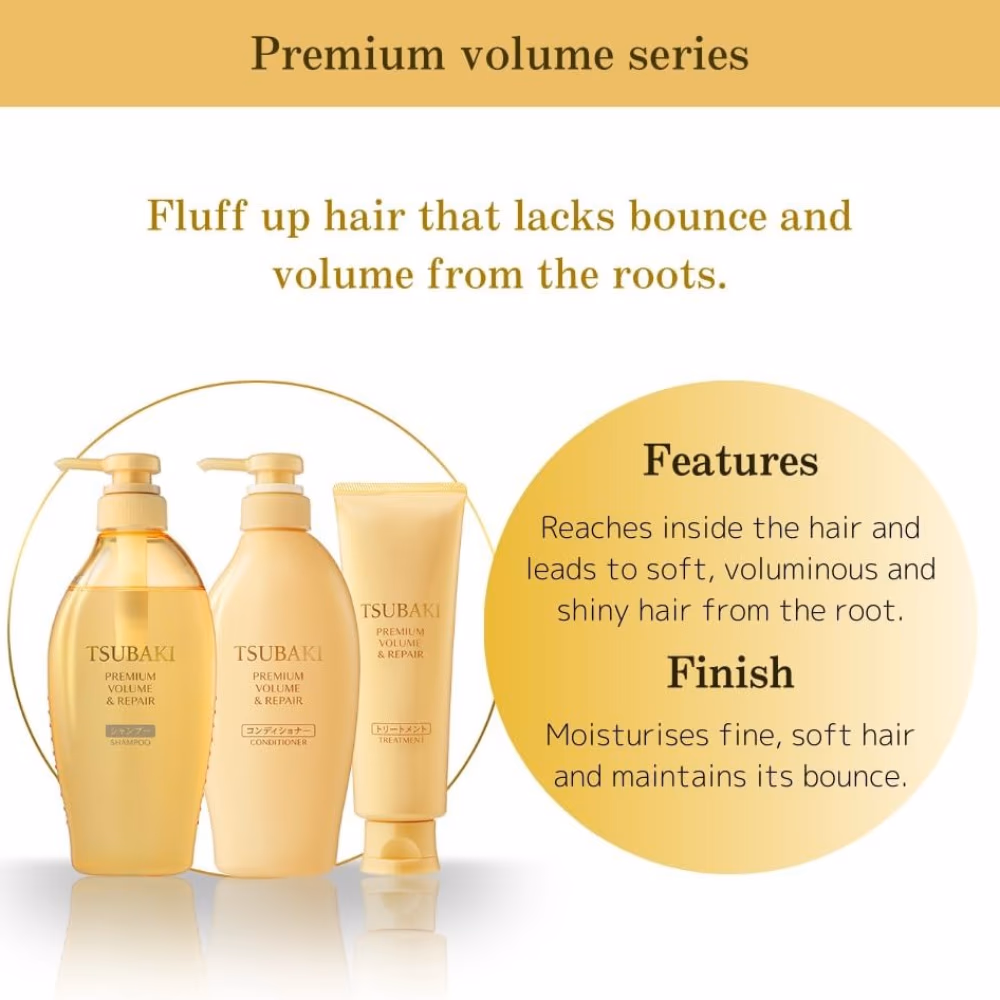 Tsubaki Premium Volume & Repair Conditioner 450ml 2