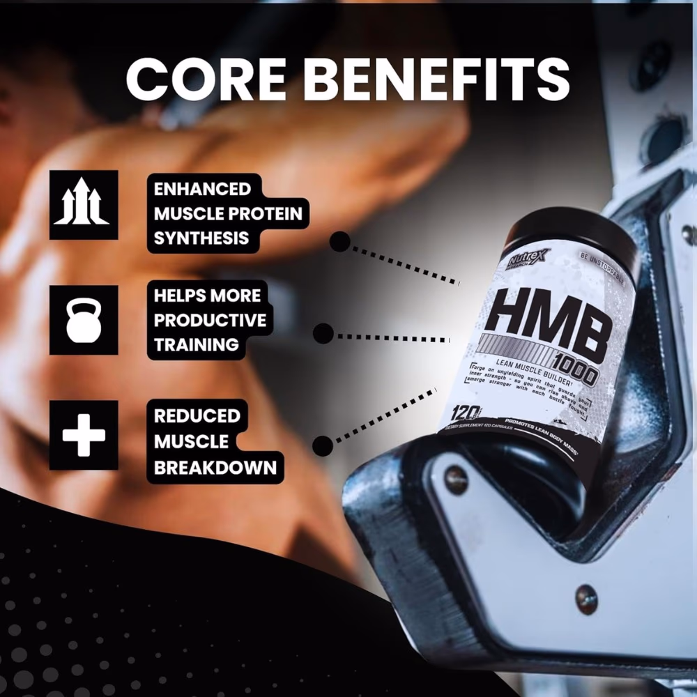 Nutrex HMB 1000 mg 120 Capsules – HMB Supplement 3