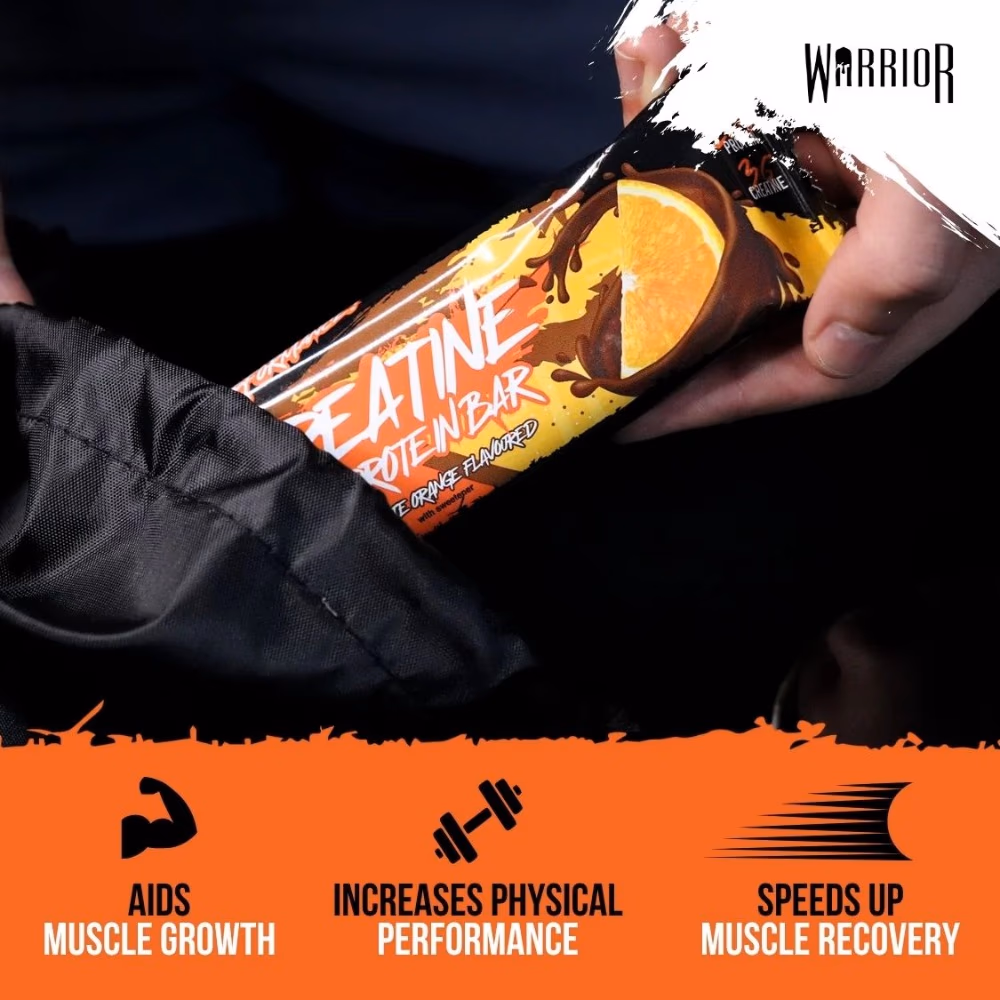 Warrior Creatine Bar Chocolate Orange 75g 4