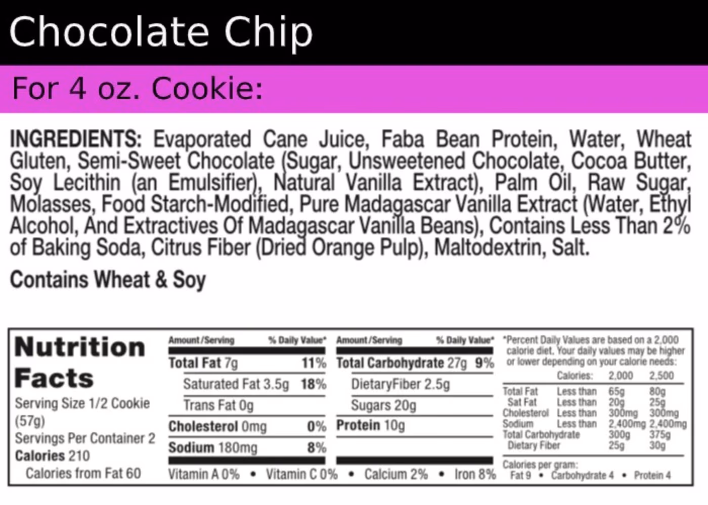Bake City Cookie+ Protein Chocolate Chip 34g – High-Protein Snack Cookie 5