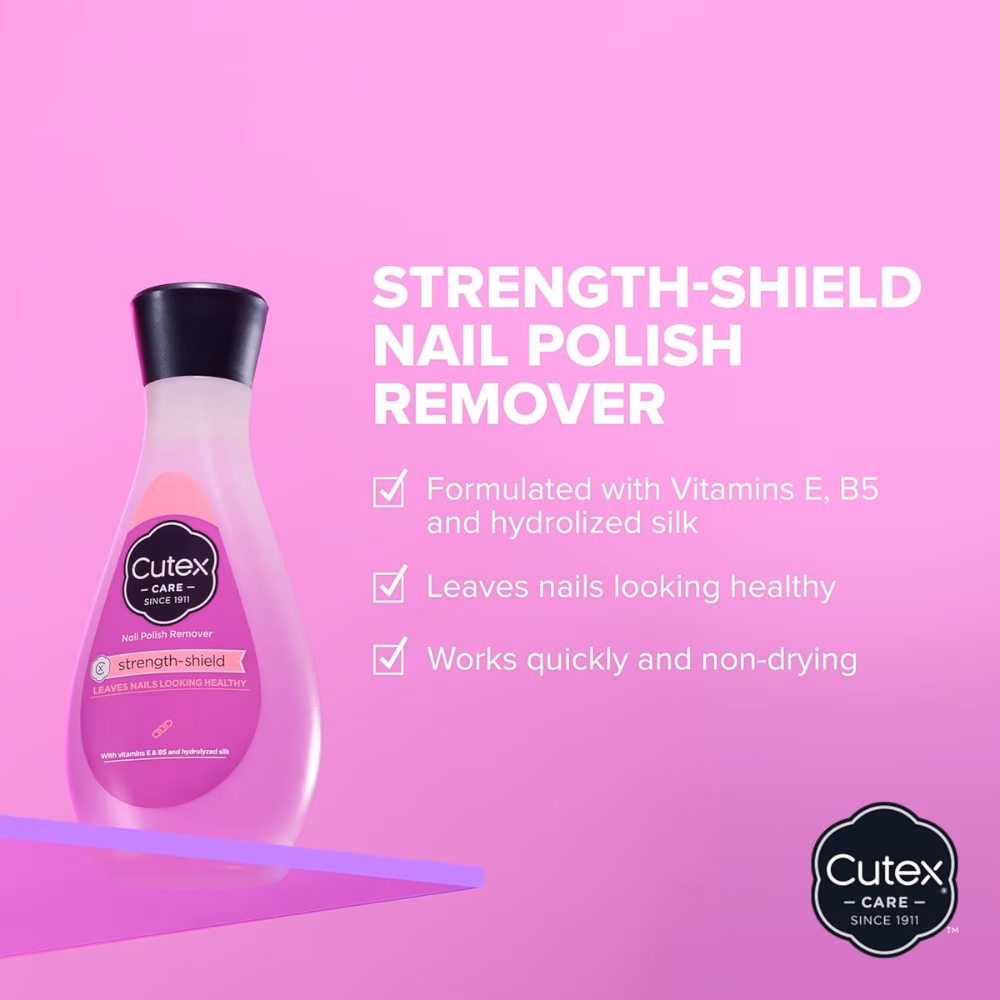 Cutex Strength Shield Nail Polish Remover 200ml 2