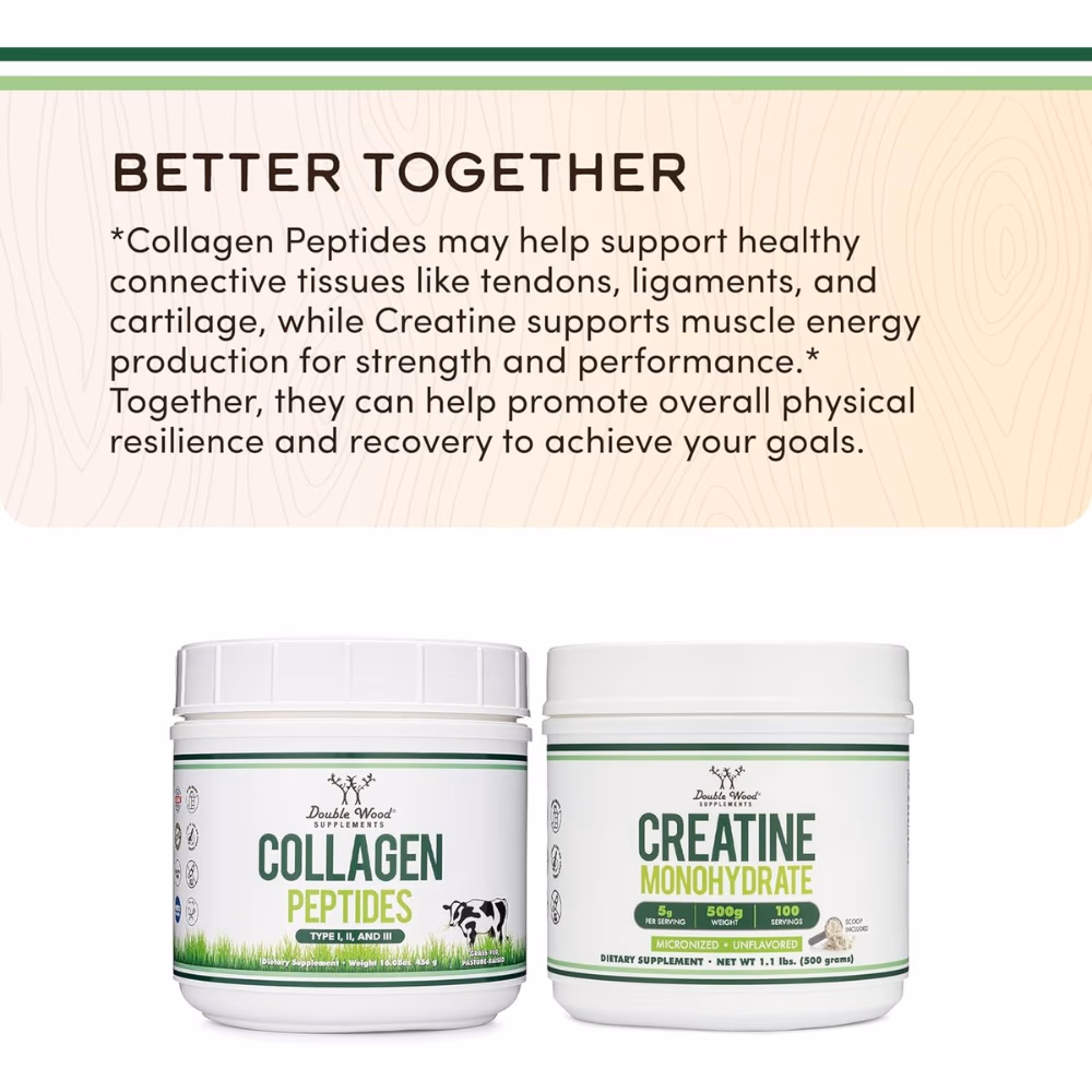 Double Wood Collagen Peptides Powder 456g  3