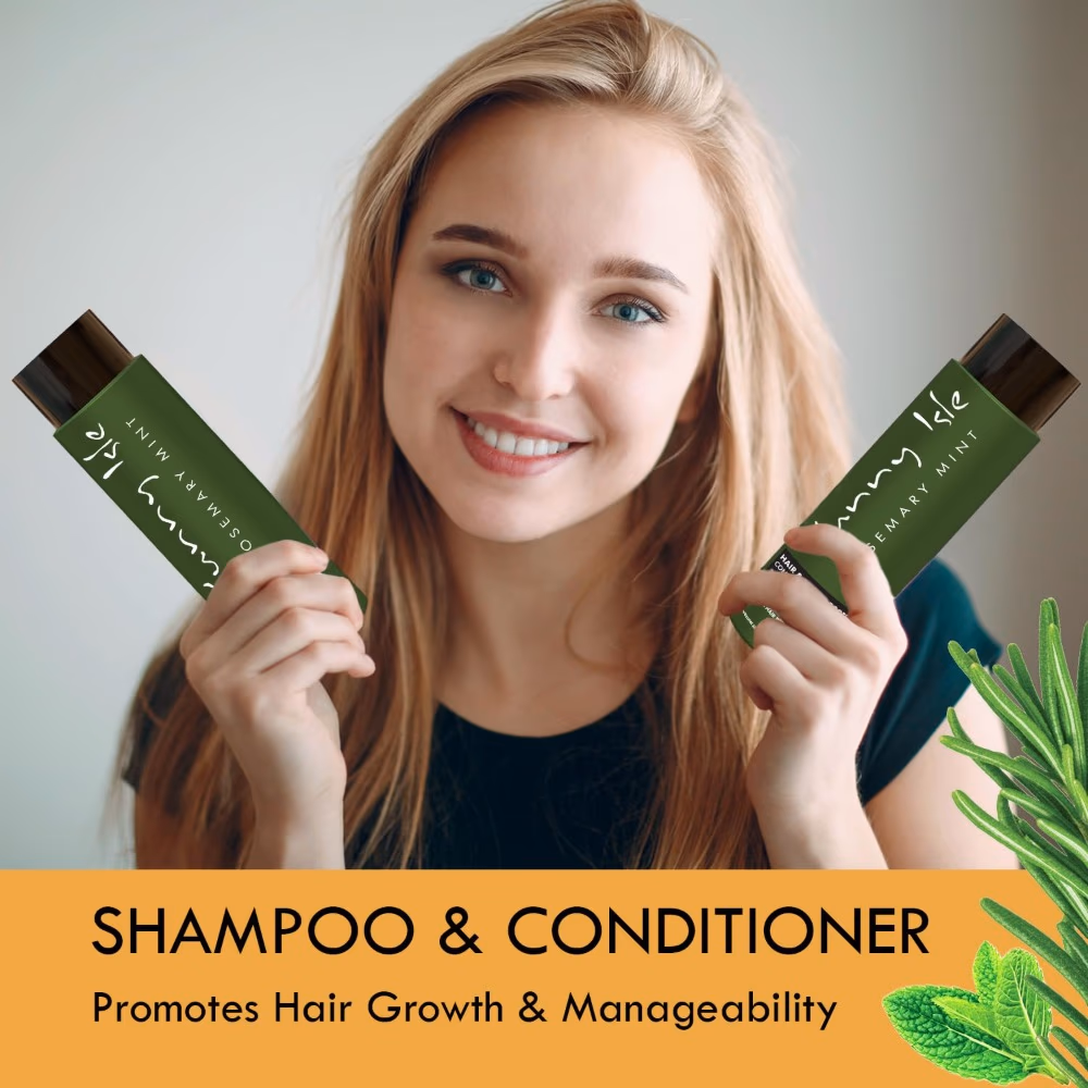 Sunny Isle Rosemary Mint Shampoo 355ml 4