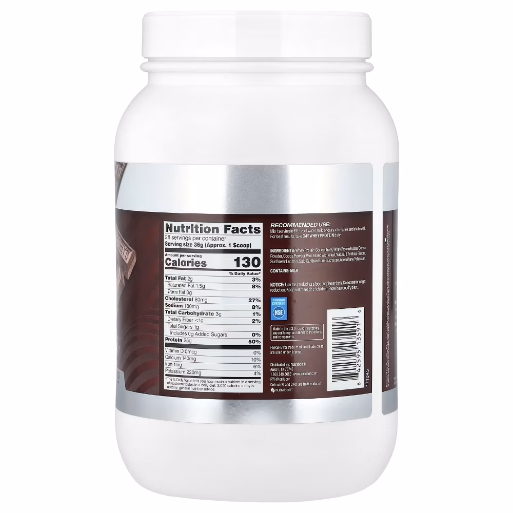 Cellucor C4 Whey Protein Hershey’s Milk Choco 1.61kg 3
