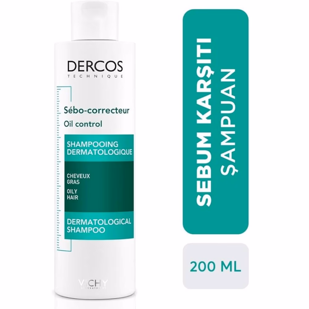 Vichy Dercos Sebum Regulator Shampoo 200ML 3