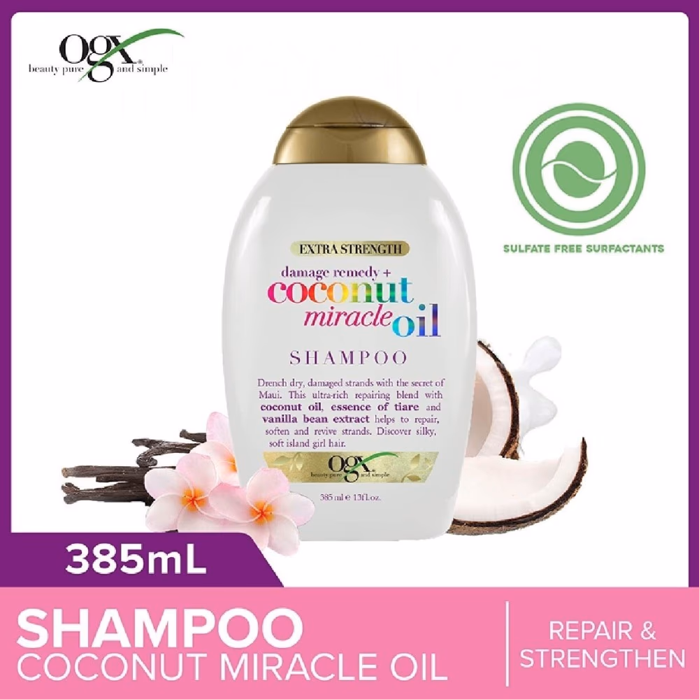 OGX Coconut Miracle Oil Shampoo 385ml 3