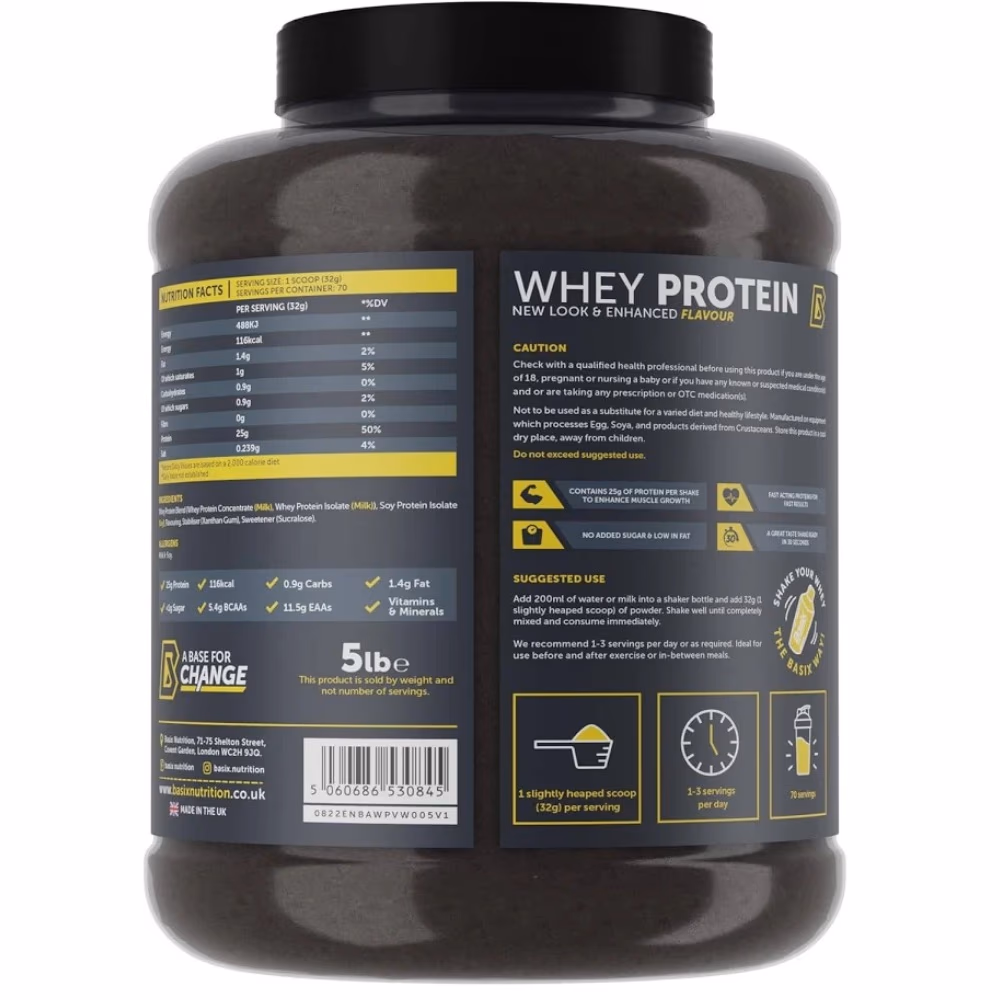 Basix Whey Protein Chocolate Peanut Butter 2.25kg 2