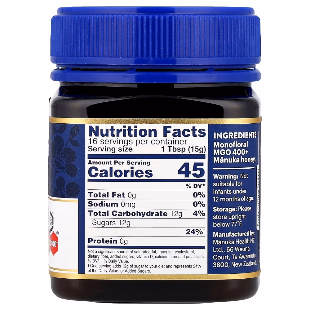 Manuka Health Manuka Honey MGO 400+ 250g 2
