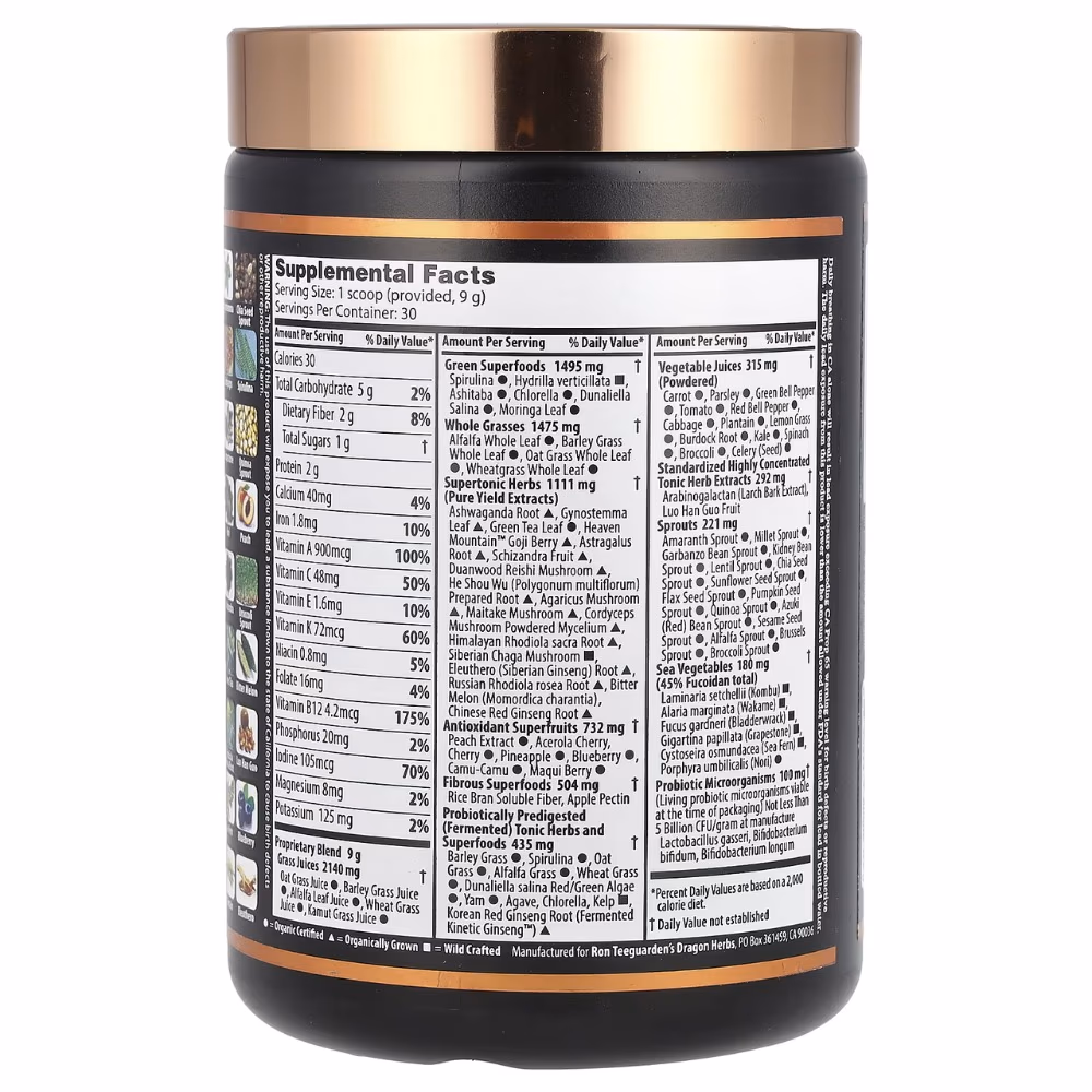 Dragon Herbs Tonic Alchemy Superfood Blend 270g 2