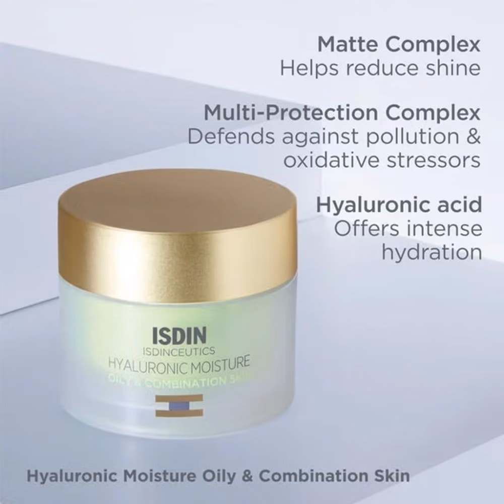 ISDIN isdinceutics Hyaluronic Moisture Cream oily combn 50g 3