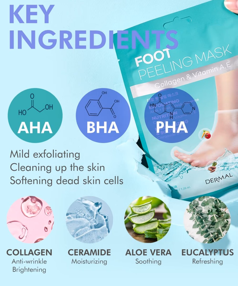 Dermal Foot Peeling Mask 1 Pair 5