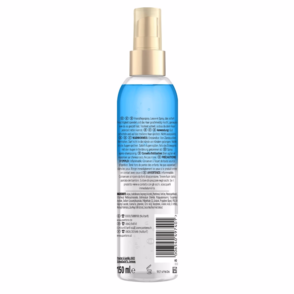 Pantene Pro-V Hydration Hair Shake Spray 150ml 2