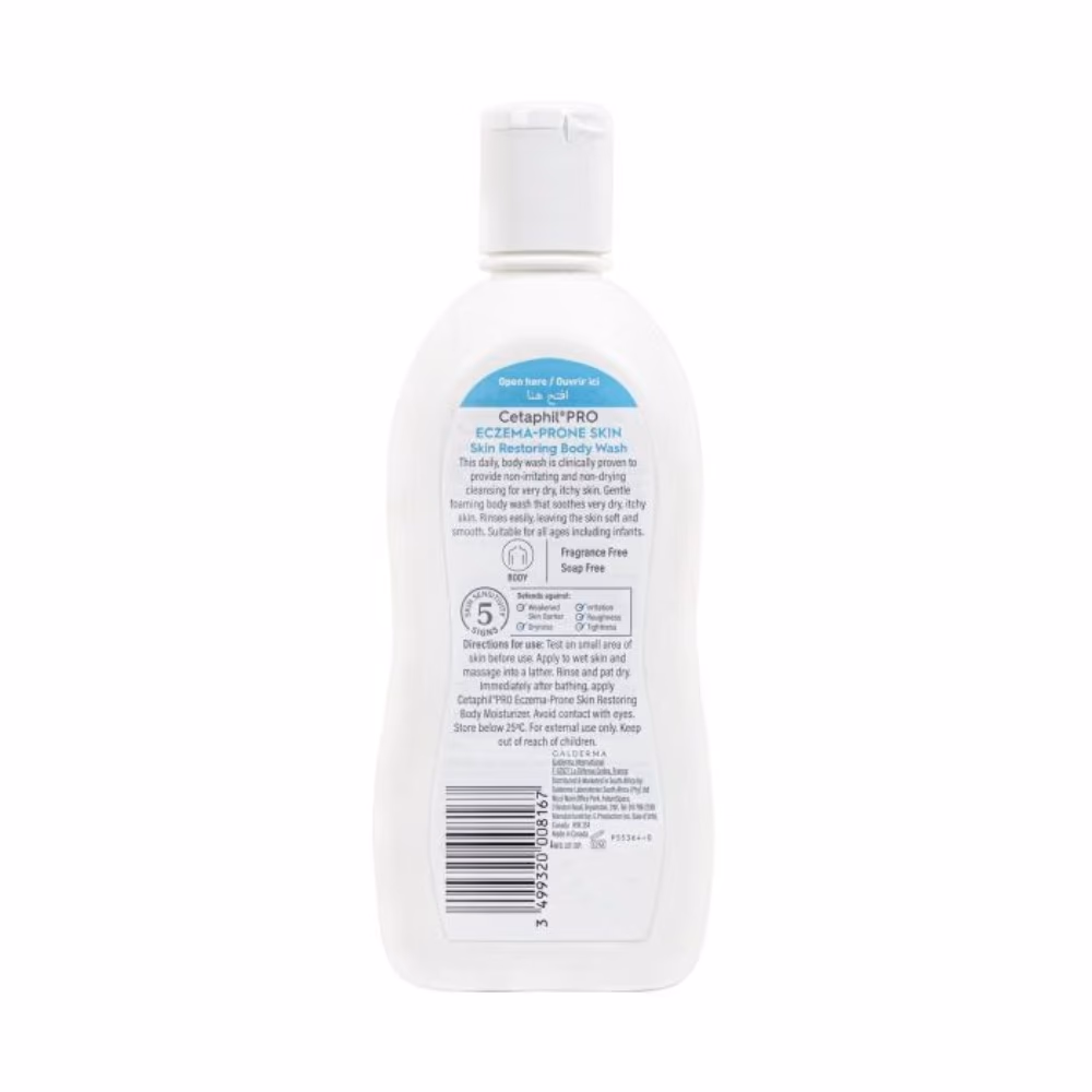 Cetaphil Pro Eczema Prone Skin Restoring Body Wash 295ml 2