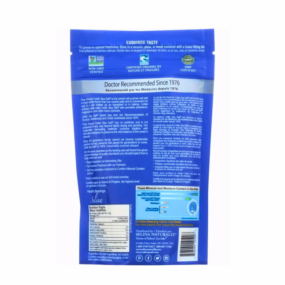 Celtic Sea Salt Fine Ground - 227g 2