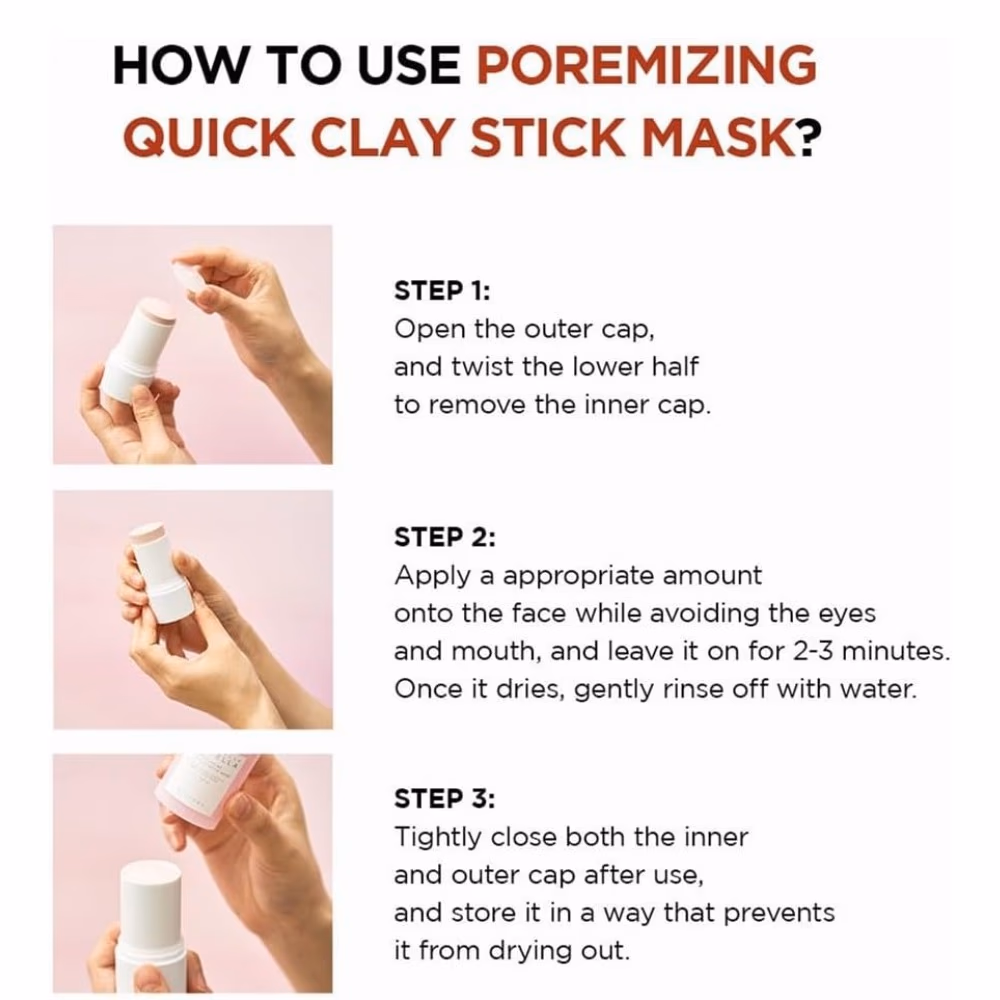 SKIN1004 Centella PoreMizing Quick Clay Stick Mask 27g – Pore Tightening & Sebum Control 2