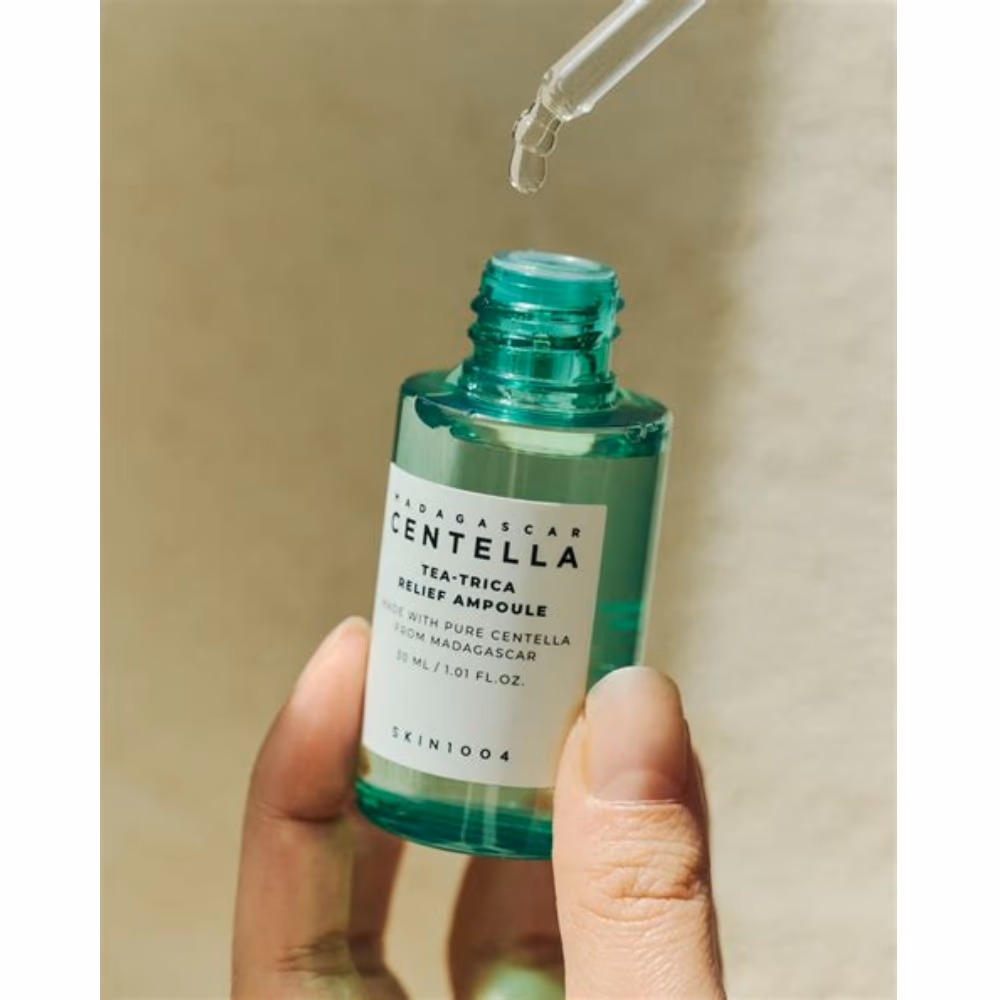 SKIN1004 Centella Tea-Trica Relief Ampoule 30ml – Soothing Serum for Acne-Prone & Sensitive Skin 3