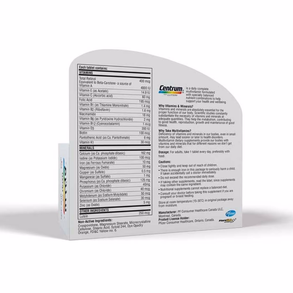 Centrum Lutein 30 Tablets – Eye Health & Antioxidant Support Supplement 2
