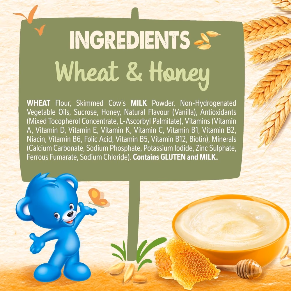 Nestle Cerelac Wheat & Honey 400g – Iron Fortified Baby Cereal with Essential Vitamins & Minerals 3