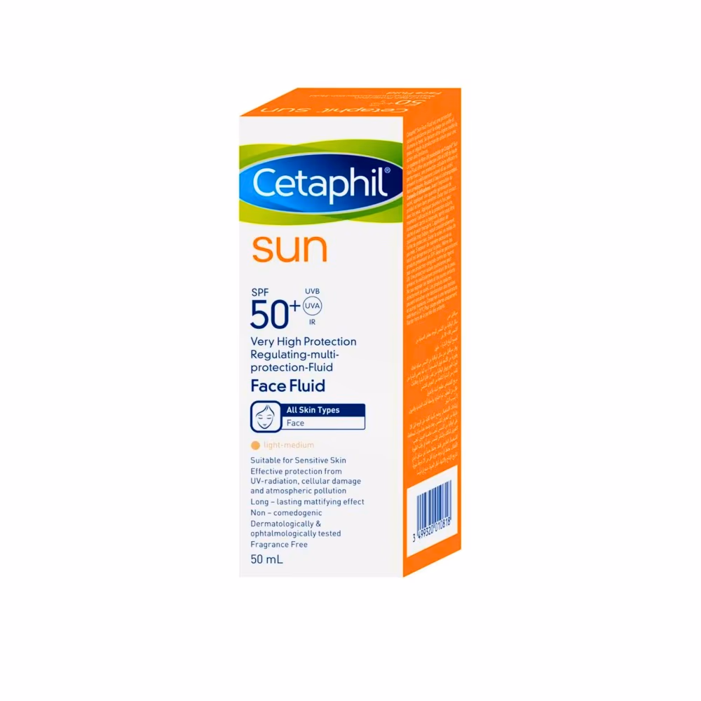 Cetaphil Sun SPF 50+ Tinted Face Fluid 50ml – Lightweight Sunscreen with Natural Coverage for Sensitive Skin 2