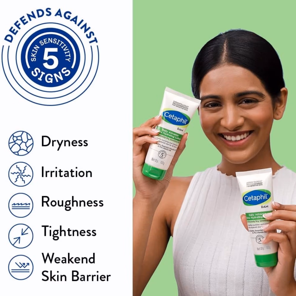 Cetaphil Daily Advance Ultra Hydrating Lotion 225g – Long-Lasting Moisturizer for Dry to Very Dry Skin 2