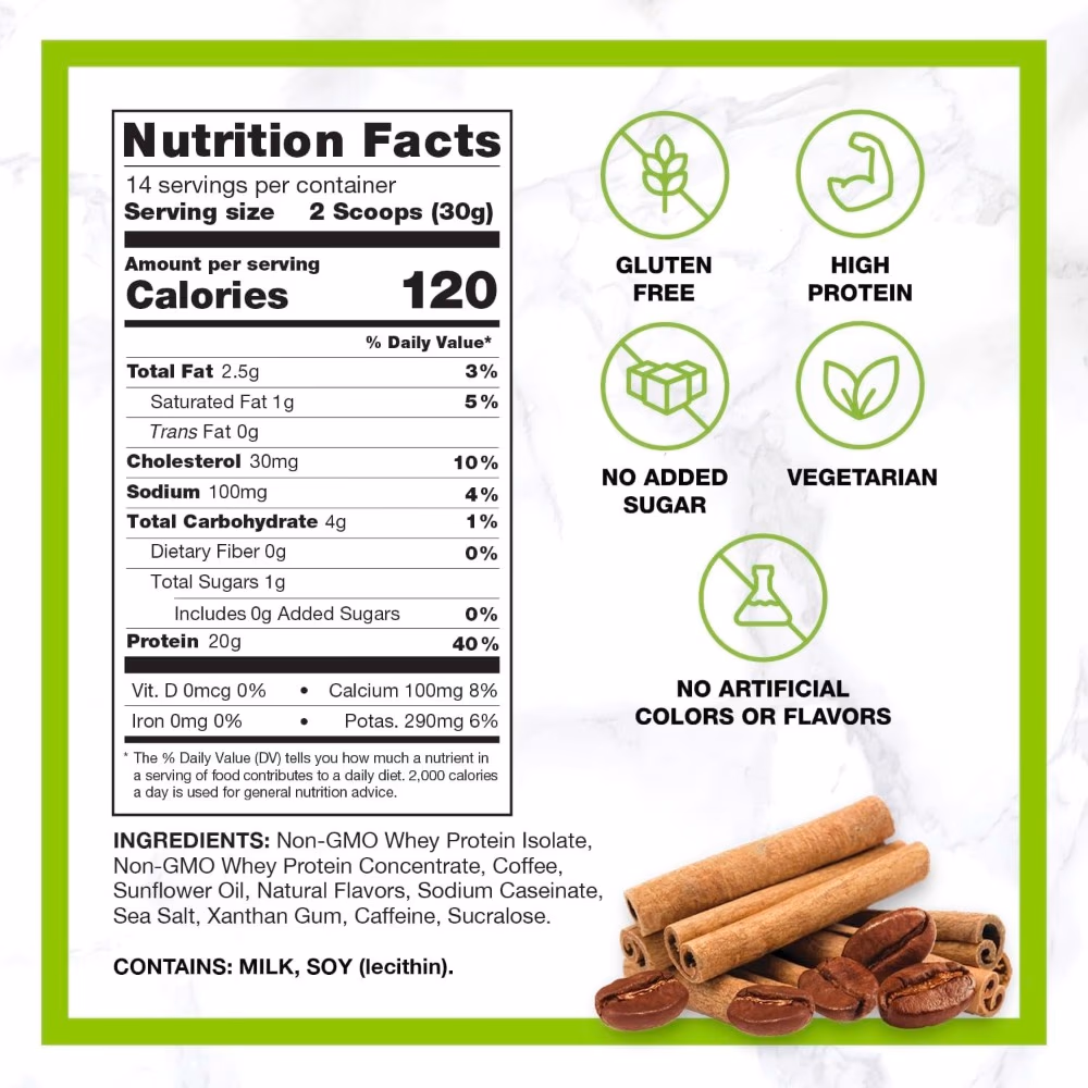 Chike Coffee Protein Mocha Iced Coffee 12 Servings – Protein Coffee Drink Mix with Mocha Flavor 5