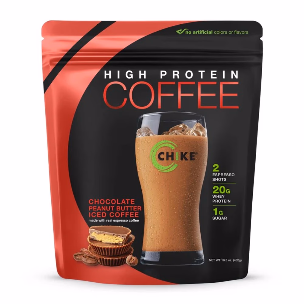Chike Coffee Protein Chocolate Peanut Butter Iced Coffee 12 Servings – Protein Coffee Drink Mix with Chocolate & Peanut Butter Flavor 3