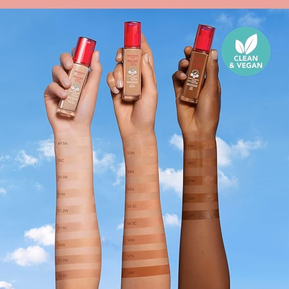Bourjois Healthy Mix Foundation 50.5N Light Ivory 30ml  3