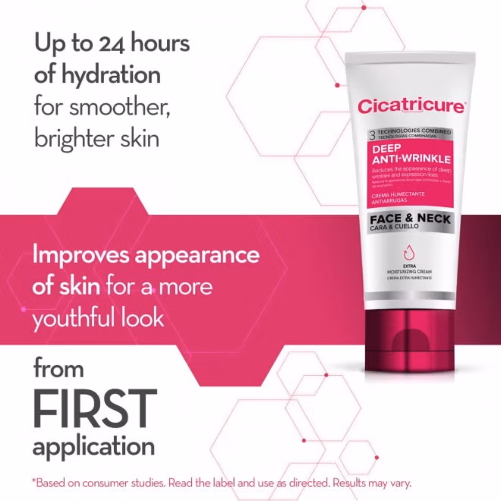 Cicatricure Deep Anti-Wrinkle Moisturizing Cream 60g – Hydrating Face Cream for Fine Lines & Wrinkles 3