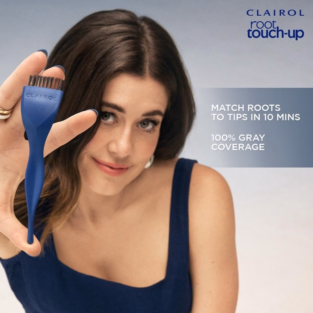 Clairol Root Touch-Up Hair Color Dark Brown No. 4 – Permanent Hair Dye for Gray Coverage 5