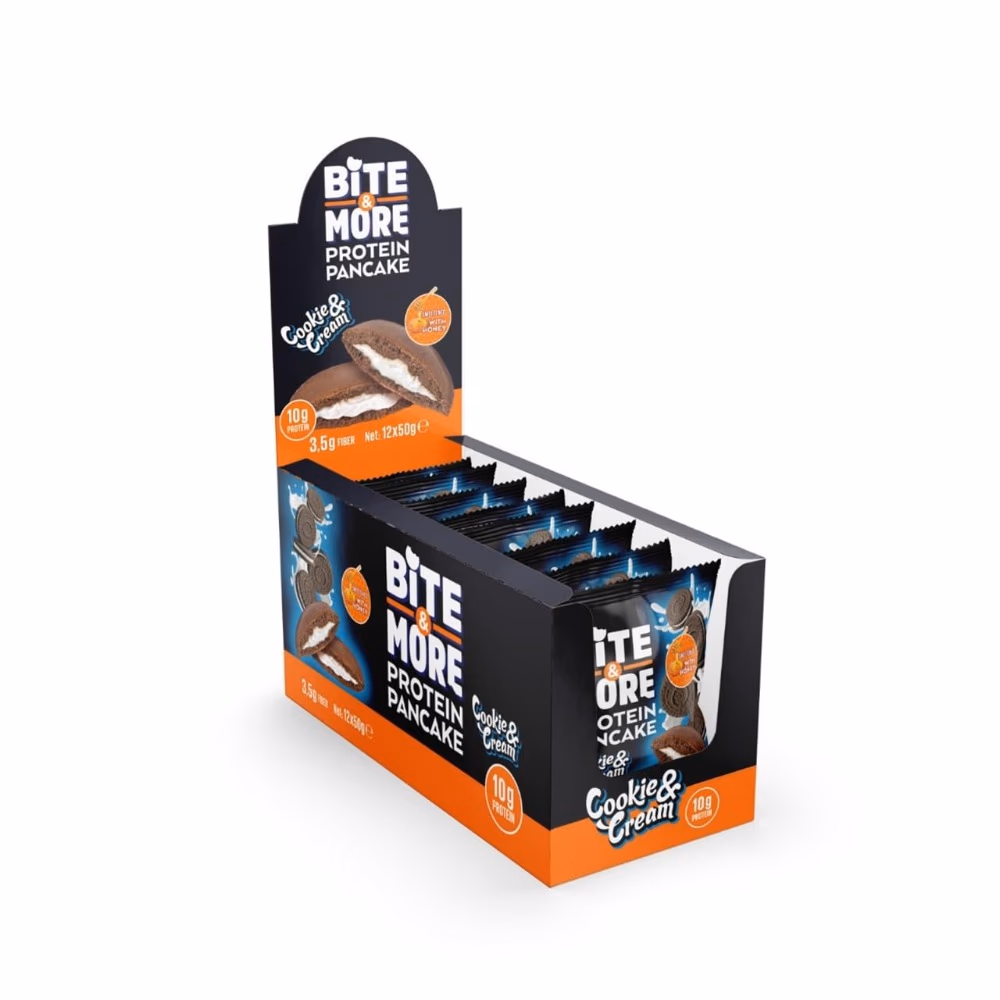 Bite and More Protein Pancake Cookies and Cream 50g 3