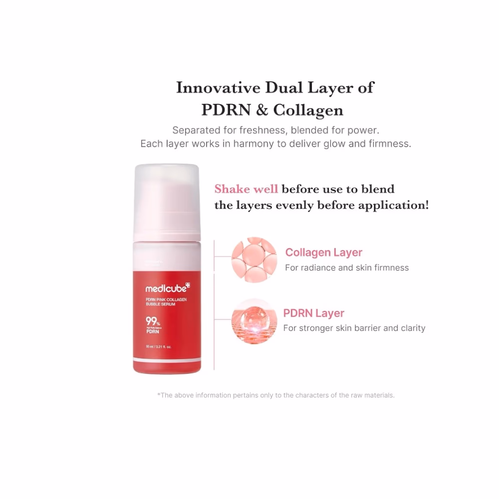 Medicube Pdrn Pink Collagen Bubble Serum 95ml 2
