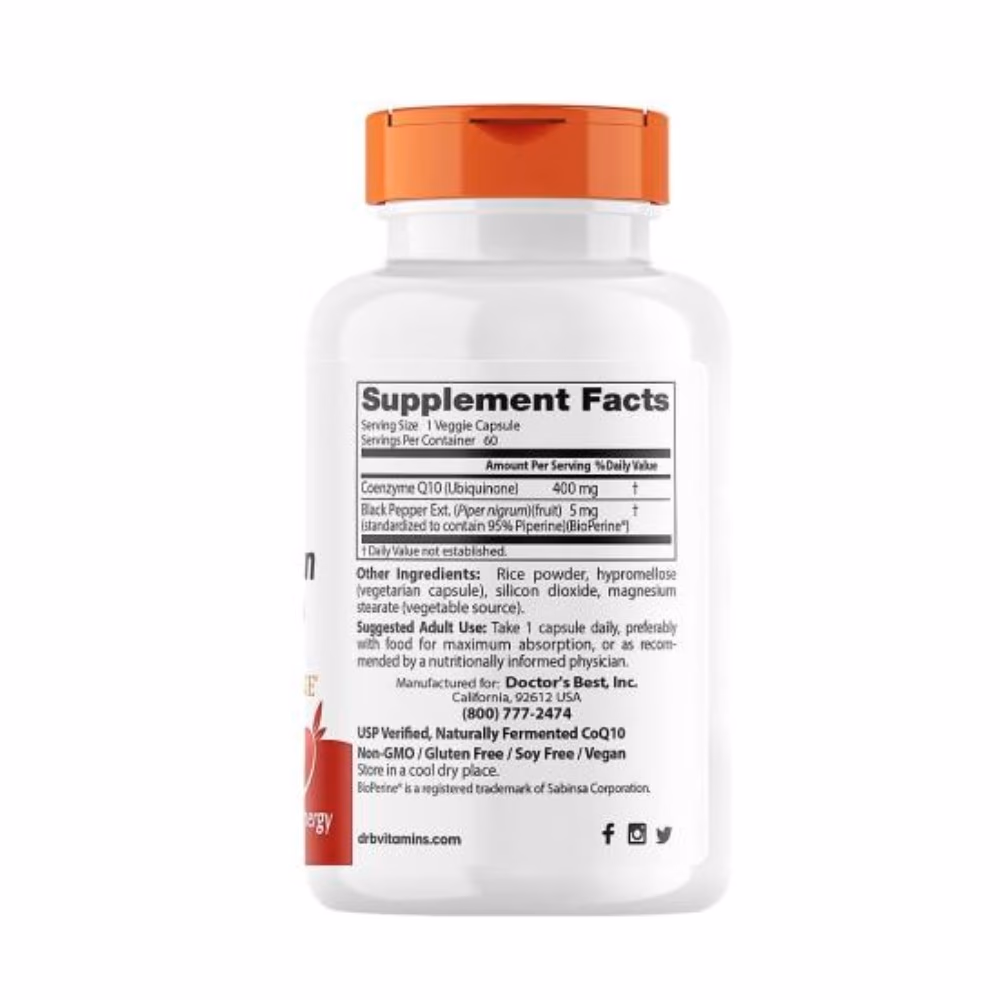 Doctor's Best CoQ10 400mg - 60 Capsules 2