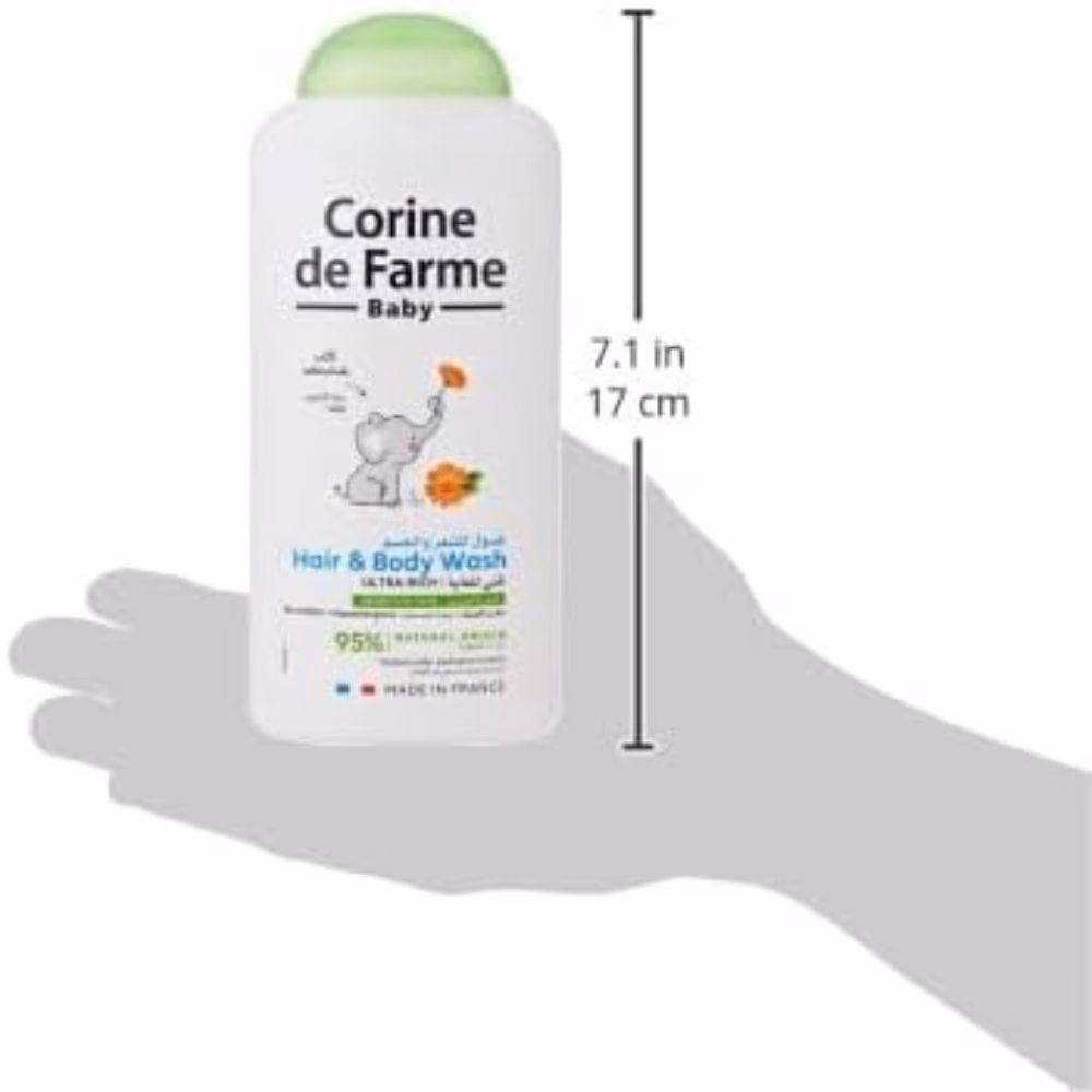 Corine de Farme Baby Hair & Body Wash 250ml 2