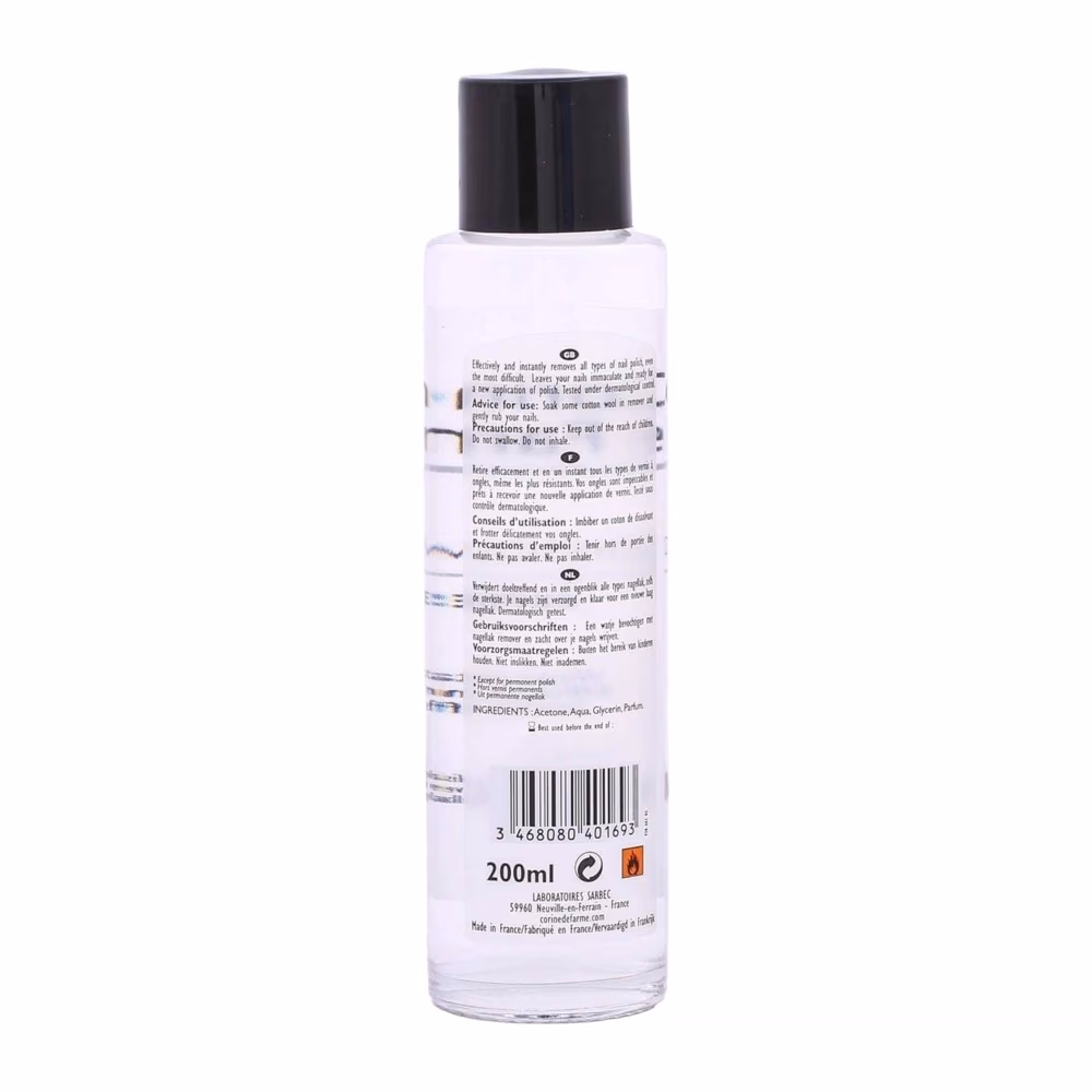 Corine de Farme Nail Polish Remover 200ml 2