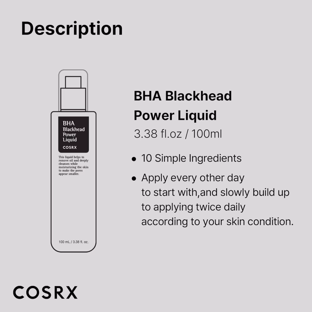 COSRX BHA Blackhead Power Liquid 100ml  5