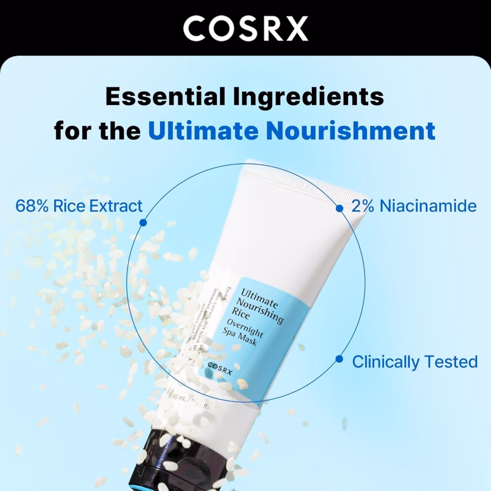 COSRX Ultimate Nourishing Rice Spa Mask 60ml  3