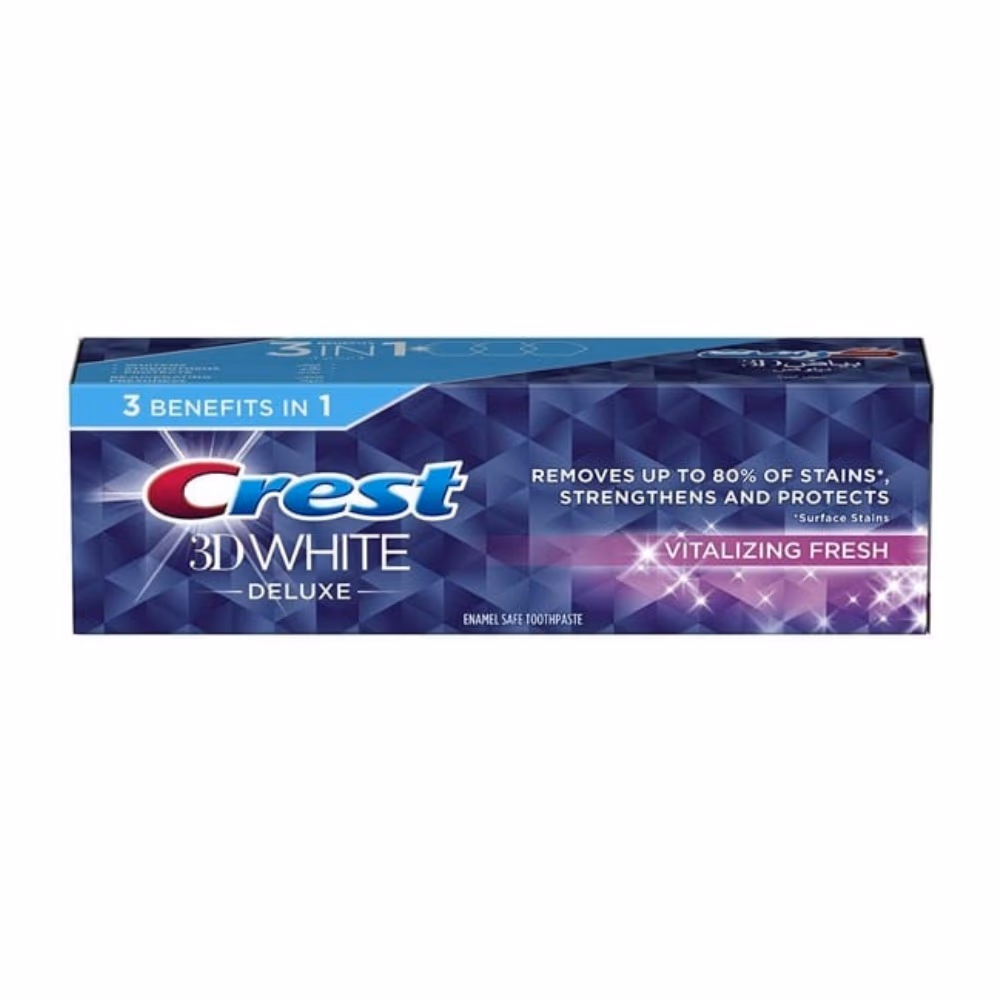 Crest 3D White Deluxe 3in1 Vitality Fresh Toothpaste 75ml 5
