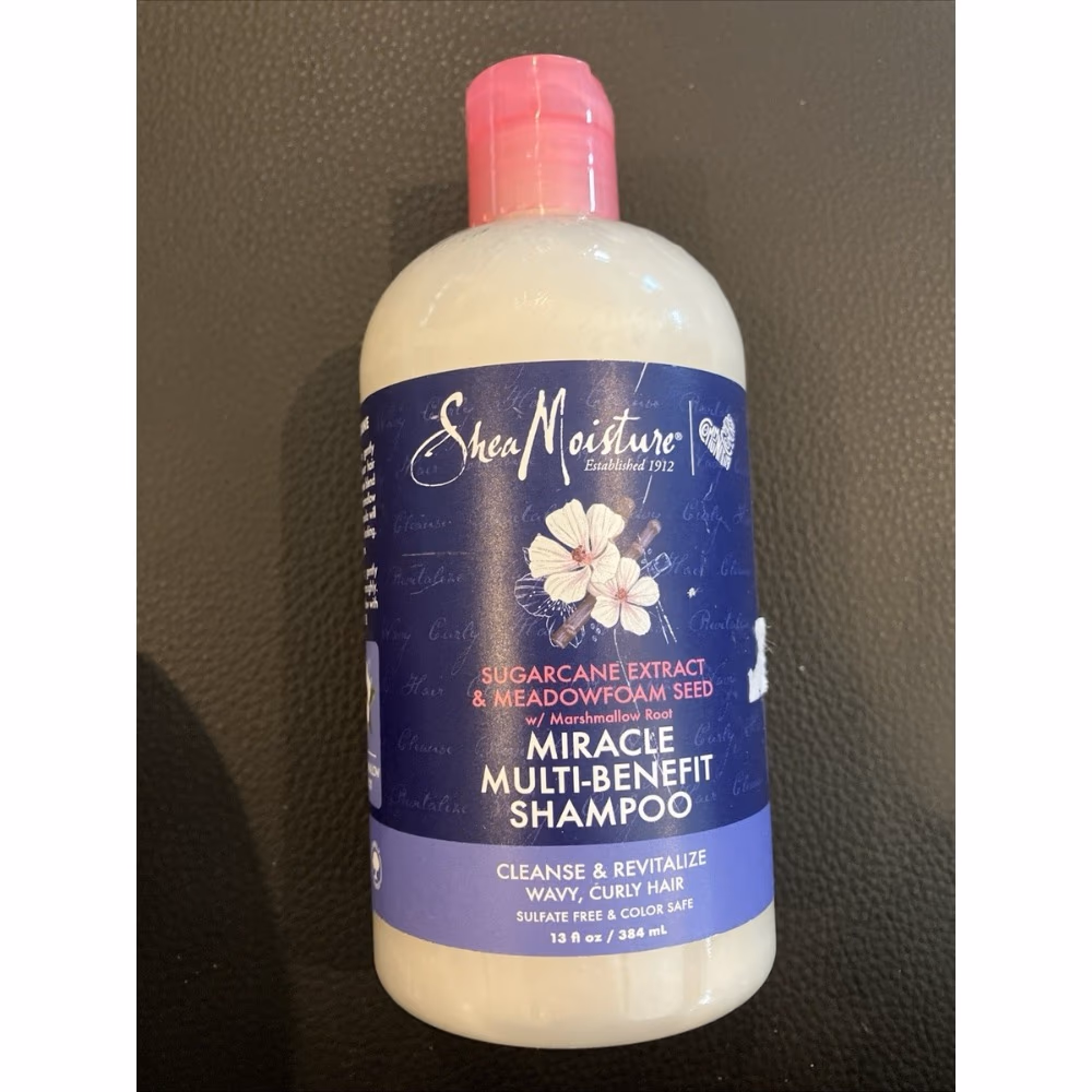 Shea Moisture Sugarcane Extract and Meadow Foam Seed Miracle Multi-Benefit Shampoo 384ml 3