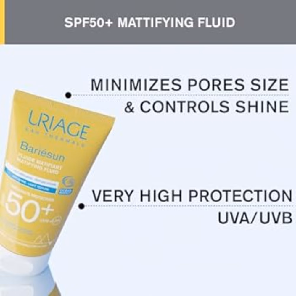 Uriage Bariesun SPF 50+ Matifying Fluid 50ml 2