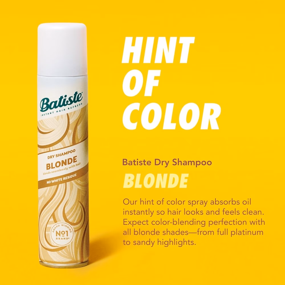 Batiste Dry Shampoo Brilliant Blonde 200ml 3