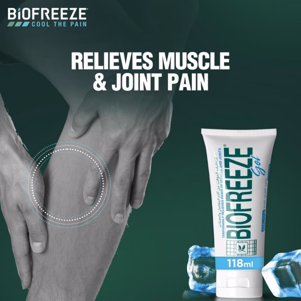 Biofreeze Pain Relief Gel Tube 118ml 3