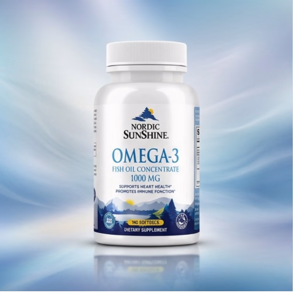 Nordic Sunshine Omega 3 1000mg - 100 Softgels 3