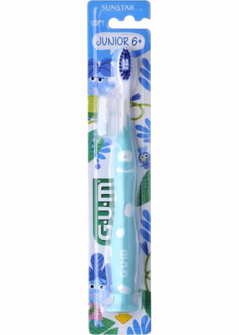 GUM Junior Toothbrush for 6+ Years (902) Soft - Assorted Color 2